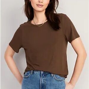 Old Navy luxe ribbed slub knit t-shirt